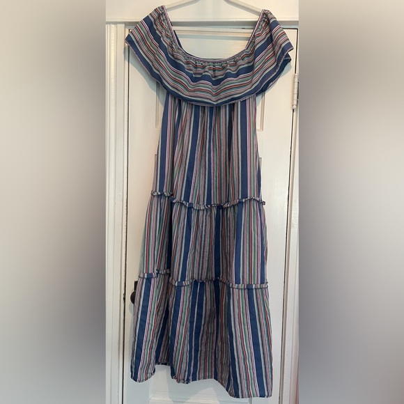 ASOS 100% Cotton Boho Midi Dress - Picture 1 of 5